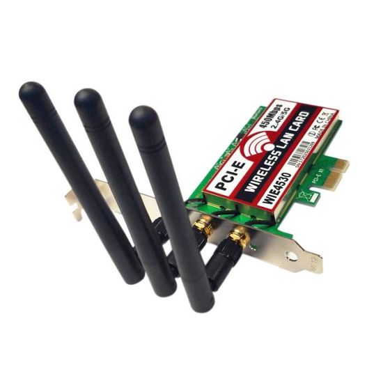 MAD Carte réseau PCIe Carte WiFi PCIe pour Ordinateur de Bureau, 4.2