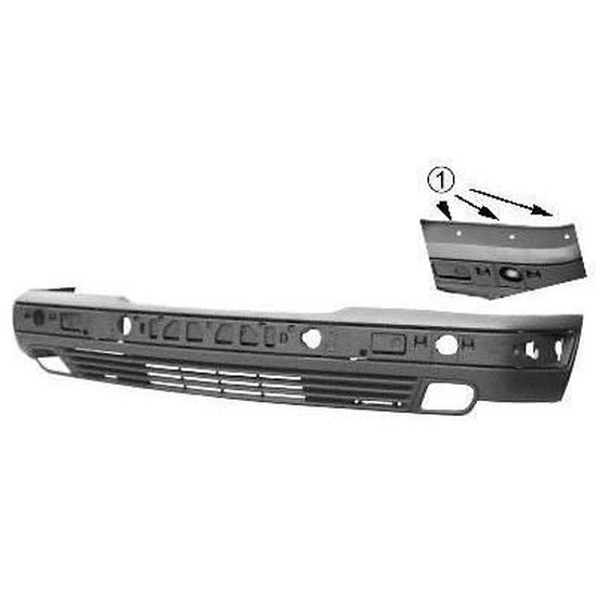 ClimAir Déflecteurs Latéraux Noir Mercedes Classe E W210 Sedan/Combi 1995-2002 - Portes Avant
