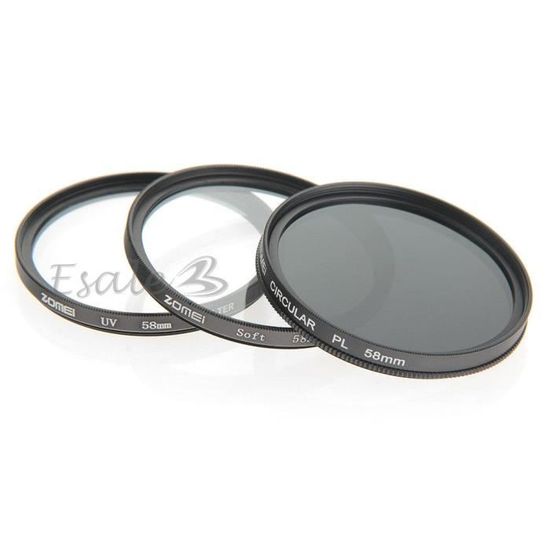 Filtre Polarisant Circulaire 49MM Filtre D'Objectif CPL Multicouche