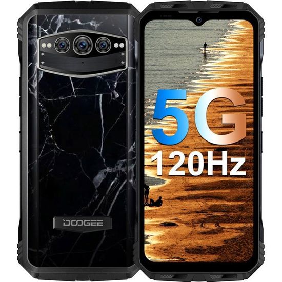 DOOGEE Sini Telephone Portable Incassable, Helio G99 15GB+256GB/TF 2TB, 50P Double Caéra AI