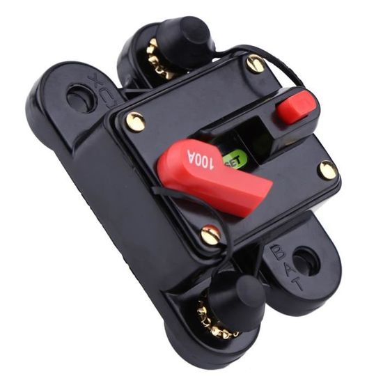 Disjoncteur pratique DC12V pour fusible de réinitialisation audio