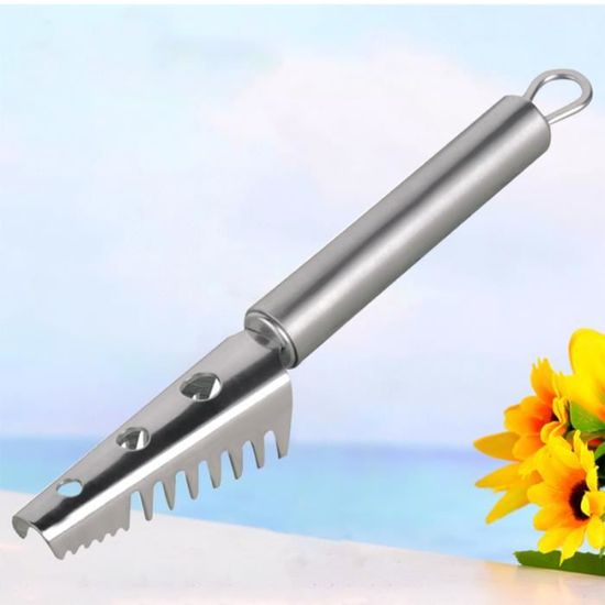 SHISUYAN BESTONZON 2 Pcs Rasoir pour Écailles de Poisson en Acier Inoxydable Grattoir pour Écailles de Poisson pour un Nettoyage Rapide de la Peau de Poisson SHISUYAN BESTONZON 2 Pcs Rasoir pour Écailles de Poisson en Acier Inoxydable Grattoir pour Écailles de Poisson pour un Nettoyage Rapide de la Peau de Poisson