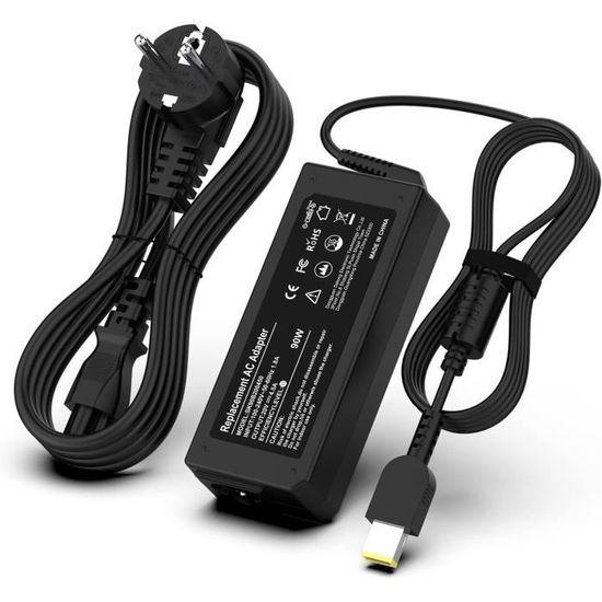 65W Chargeur pour Lenovo Thinkpad X1 Yoga 730-13IWL Portable