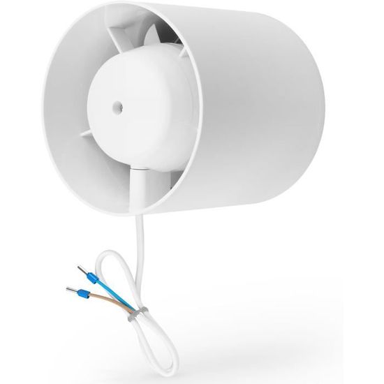 calimaero® CALIFLOW Buisventilator 125mm Krachtige Inline Kanaalventilator kan Worden Gecombineerd met HEPA Filter Actief Koolstoffilter 3-traps max. 280m³/h, 36Watt / 56dB / Jet-proof/Kunststof