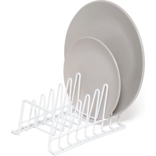 égouttoirRangeAssiettes Organisateur de Placard de Cuisine Petit Acier recouvert de