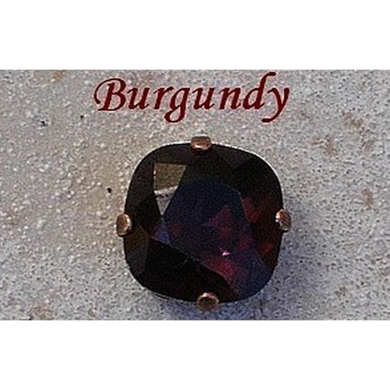 padparadscha 4470-12 mm Swarovski éléments. 1 cabochon carré