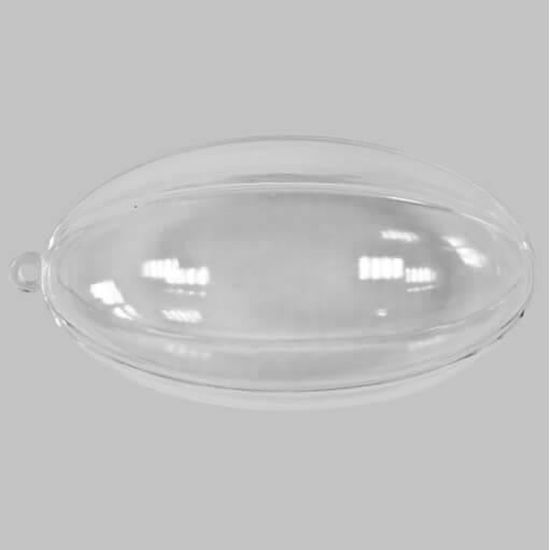 Boîte transparente ballon de rugby (x3) REF/BT2055