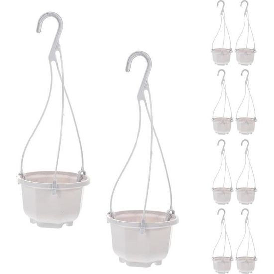 1 Lot De Pots De Fleurs À Suspen E, Support De Pot De Fleurs