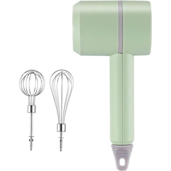 Batteur Électrique,200W-5 Vitesses- 2 Fouets Métalliques Électriques Et