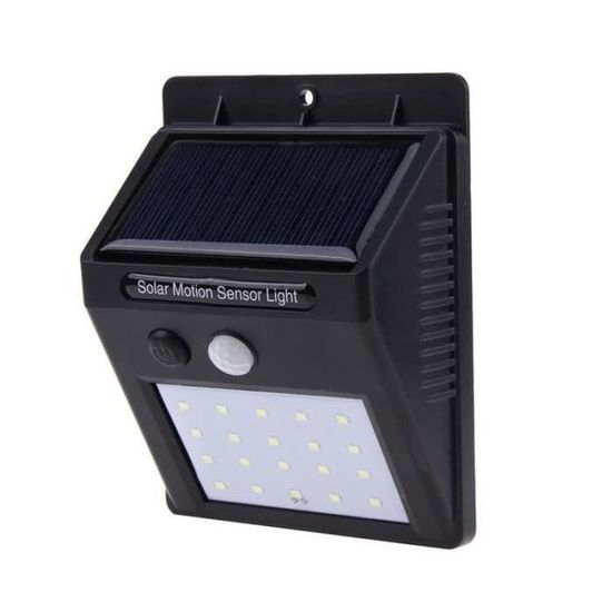 BIR10154-Lampe Solaire Extérieur 30 LED Etanche Solaire Détecteur de Mouvement Eclairage Sans Fil Spot Solaire Lumière Puissant