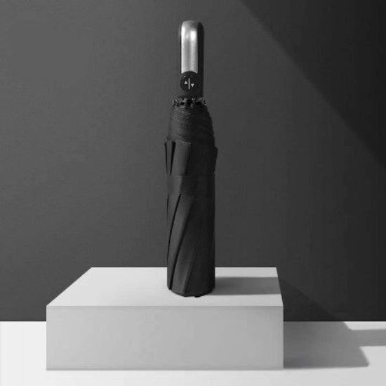 Parapluie Pliant Xiaomi Mijia - Double Os, Ouverture Automatique, 24 Branches, Taille XL, Toile Oxford Noire