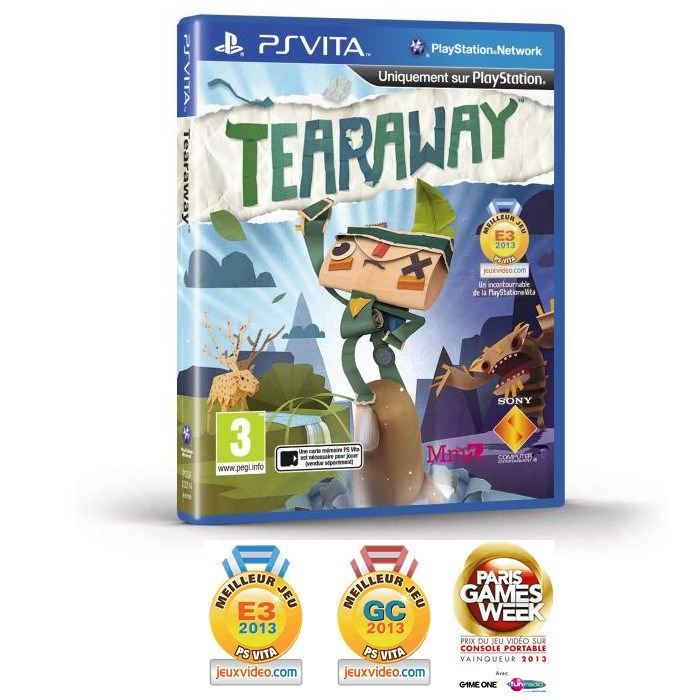 Tearaway Jeu PS Vita