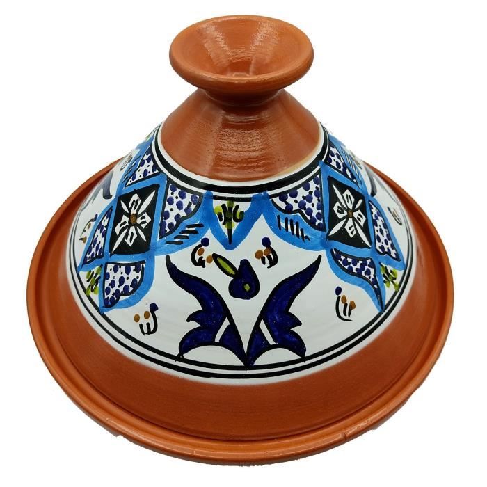Tajine Pentola Terracotta Piatto Etnico Marocchino Tunisino L 27cm  0907211105 - Cdiscount Maison