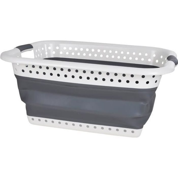 Panier a linge retractable anthracite