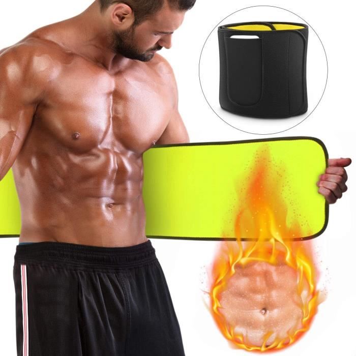 CEINTURE ABDOMINALE Magicfun Ceinture Abdominale Ceinture de Sudation pour Homme et Femme Ceinture de Sudation Abdominale en Nea38
