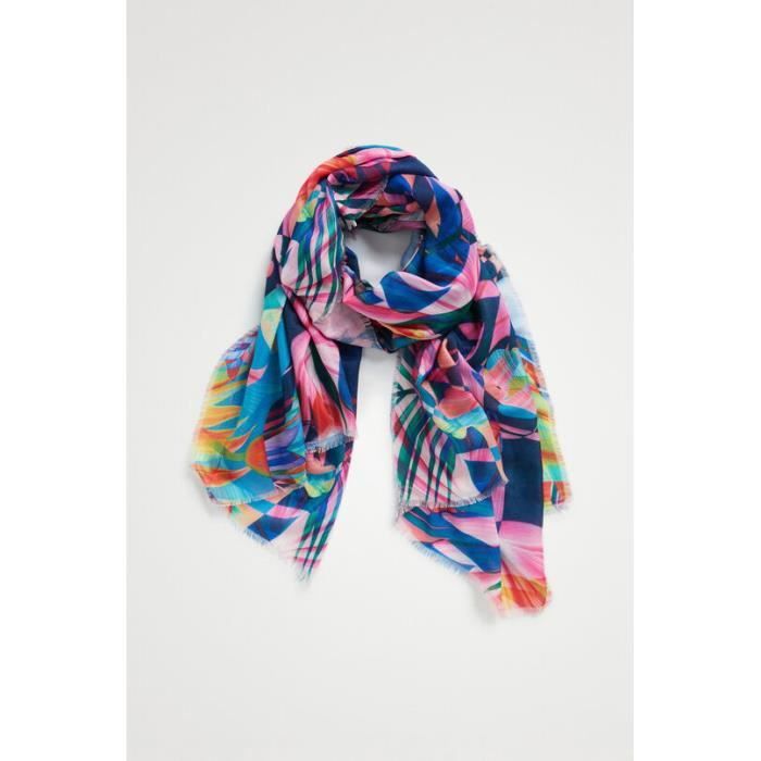 FOULARD VIRTUAL PINK DESIGUAL