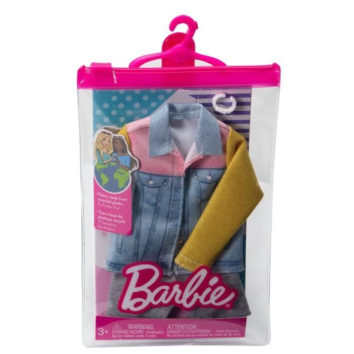 Barbie Fashion Pack - HBV42 - Ensemble de vêtements pour poupée Ken - Veste en Jean + Short + Montre