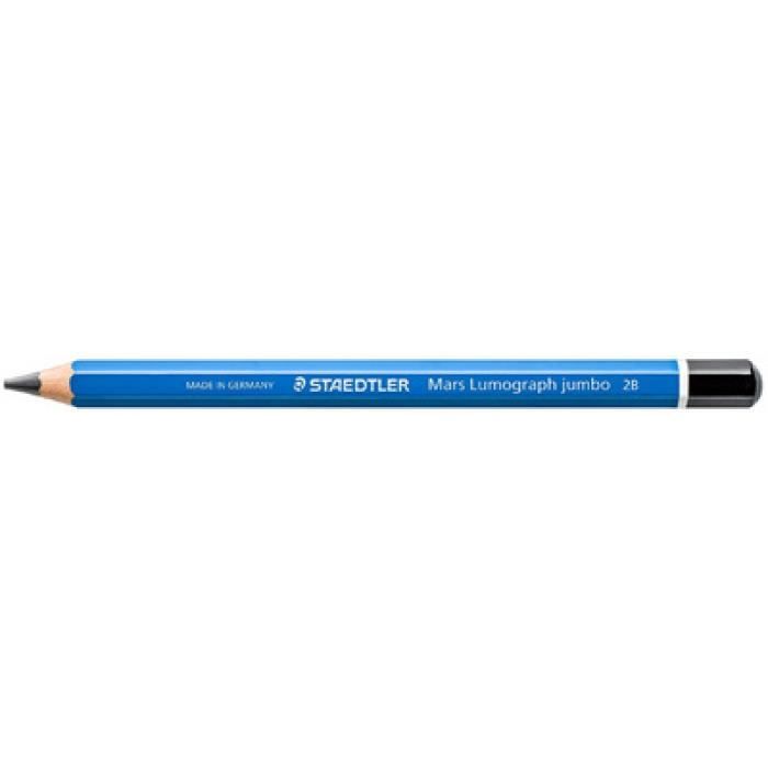 STAEDTLER Crayon graphite Mars Lumograph jumbo, duret': 8B 0,000000 Noir