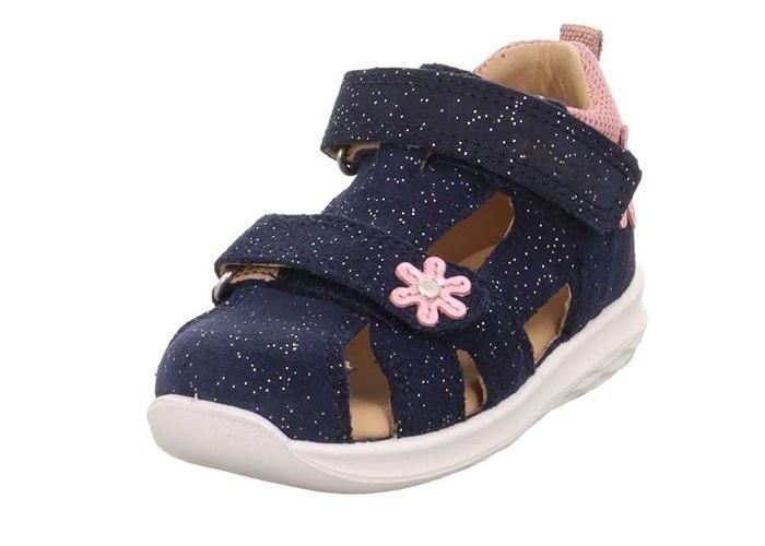 Superfit PEBBLES - Sandales de randonnée - mehrfarbig/bleu clair - ZALANDO