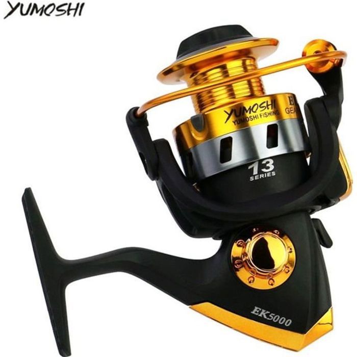 Kit Moulinet De Pêche 3+1BB Tout Métal – Magic.auto, Rapport 3.9:1, 247g