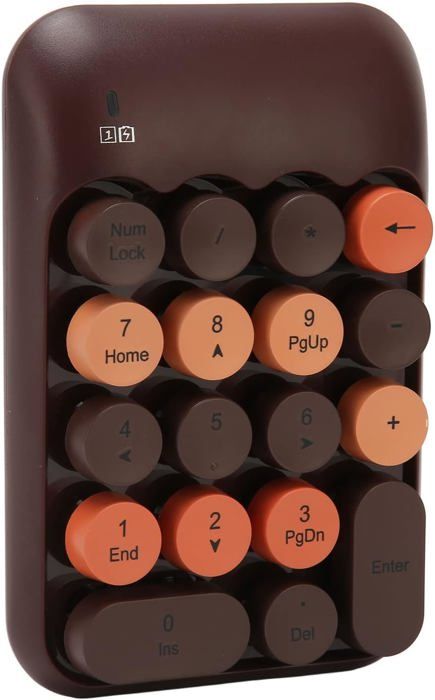 Clavier Ergonomique SOOY Clavier Nuu00e9rique, 2,4 GHz Avec Ru00e9cepteur USB Nuu00e9rique Sans Fil Pavé Numérique Sans Fil