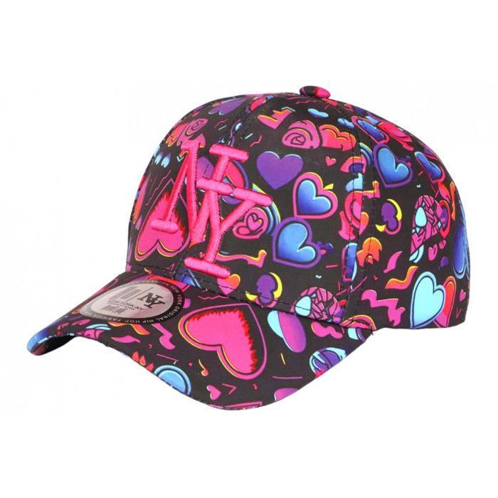Casquette Enfant Plata O Plomo Rouge Et Bleue Strass 7 A 12 Ans-Taille