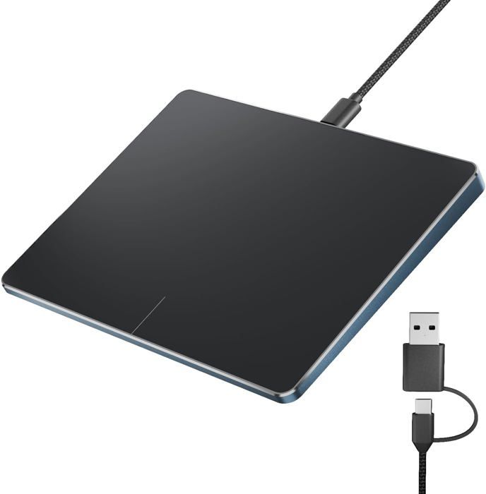 Trackpad Pavé Tactile Filaire Pour Mac Et Ipad Surface Multi-Touch Haute Précision Usb Slim Touc Ad Souris Avec Câble