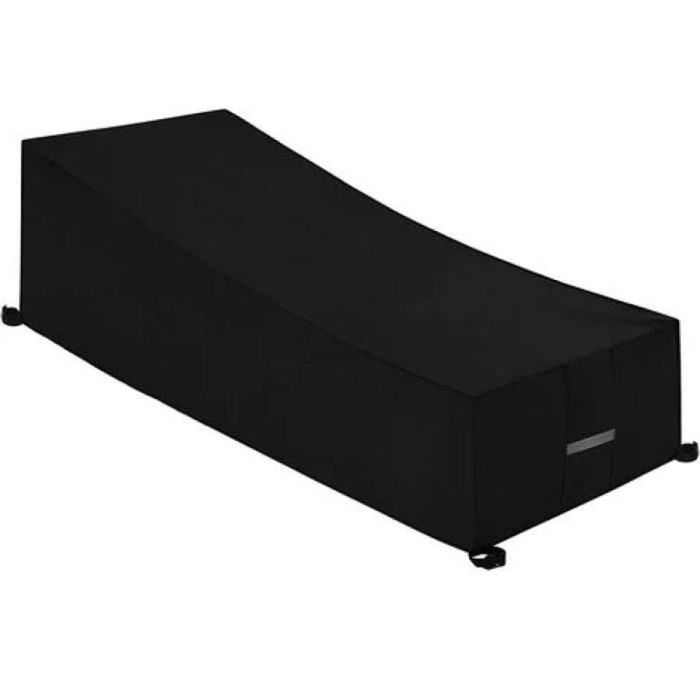 Housse de Protection - JORMFTTE - Transat - Imperméable - Coupe-Vent - Anti-UV 210D 210x75x4080cm