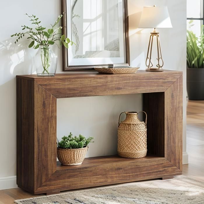 Table Console - 120 x 30 x 83.5cm - pour Salon, Couloir, Chambre ...