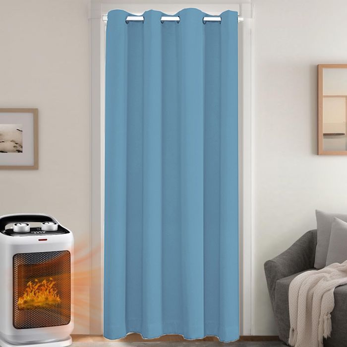 LIUNADM Rideaux Occultants, Rideau En Tulle 150 X 85 Cm Bloquer Soleil Anti-UV, Doux Et Esthétiques Rideau Thermique Isolant Anti Chaleur Pour Chambre, Salon, Maison, Noir