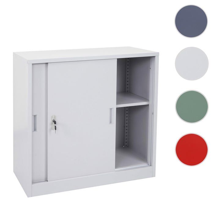 Meuble classeur Boston MCW-F41 90x90x45cm gris