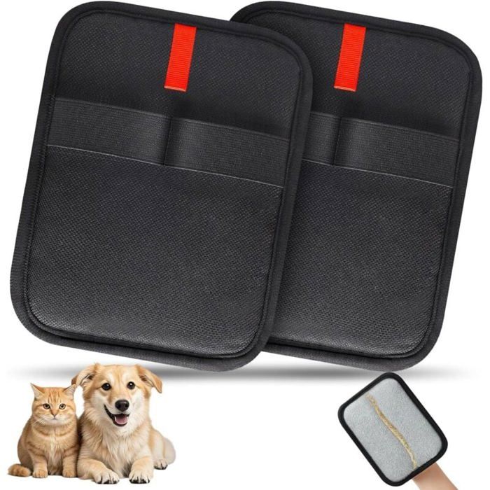 Meilleurs prix pour 2 Gants Statiques Réutilisables Anti-Poils Animaux - Électrostatiques Toilettage Chat