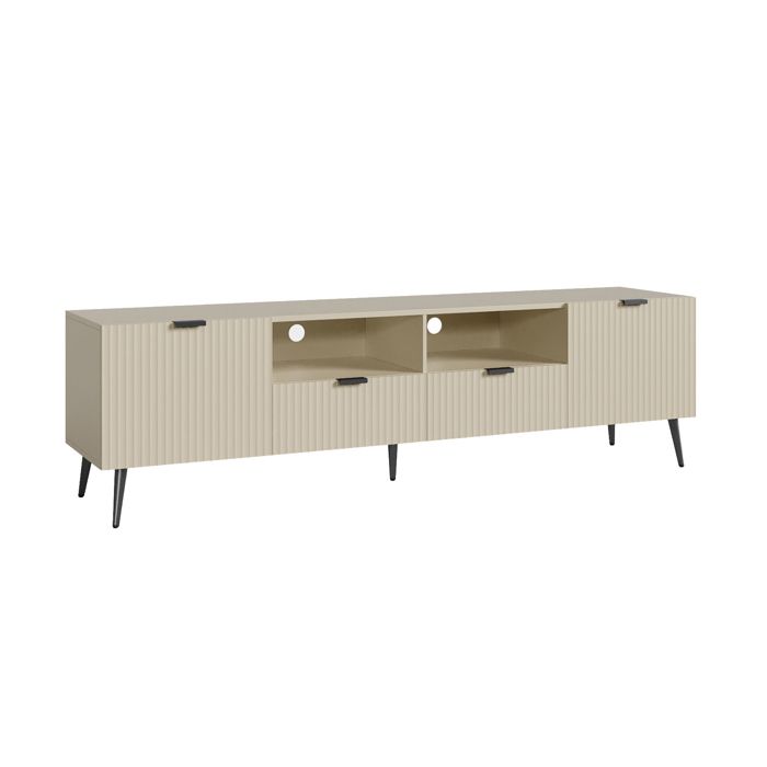 Meuble TV Nand 180 x 40 x 51 cm couleur sable