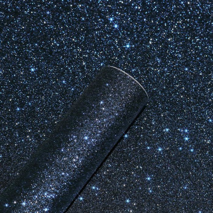 Papier Peint Paillettes Noir Bleu Rouleau Adhesif Decoratif Papier Adhesif pour Meuble Papier Peint Adhesif Paillettes 40 X 200cm Papier Peint Paillettes Noir Bleu Rouleau Adhesif Decoratif Papier Adhesif pour Meuble Papier Peint Adhesif Paillettes 40 X 200cm