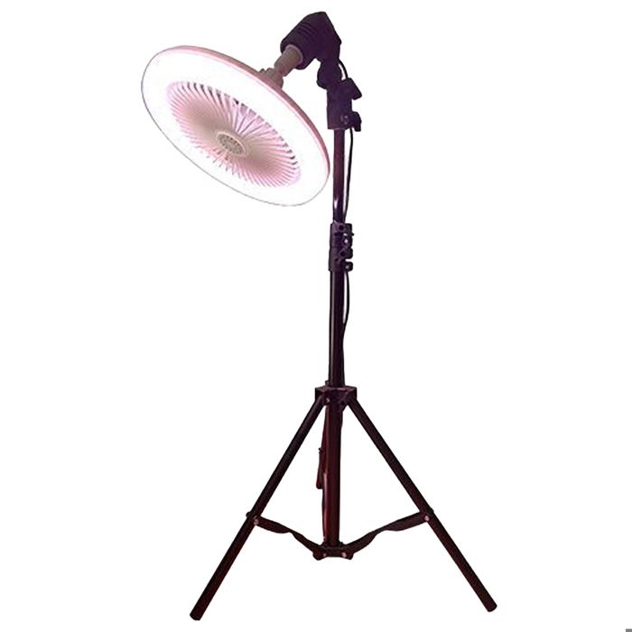 Lampe pour plante spectre complet e27 25x25x11cm 30w avec 4w - Gossfen - ventilateur économie dénergie polyvalent pour plantes mu