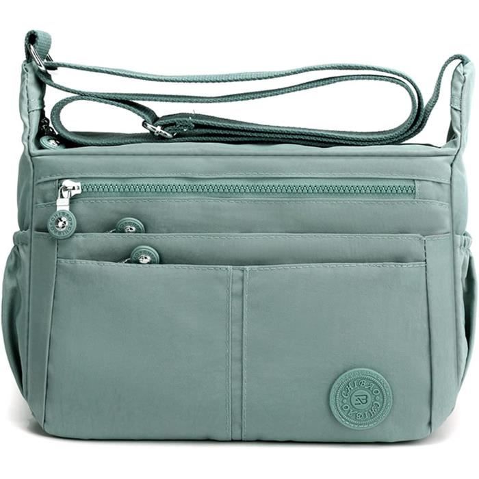 Sac À Bandoulière Femme Léger Nylon Imperméable Sacs D'épaule