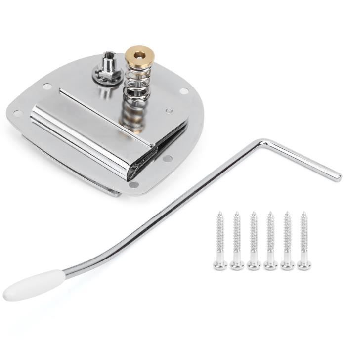 Zerodis Pont De Trémolo Bras Trem Bridge Tremolo Argenté Avec Vis De