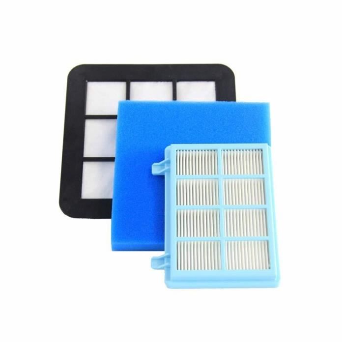 Kit Filtri Ricambio Per Aspirapolvere Philips Power Pro Compact (FC9331, FC9332, FC8010)