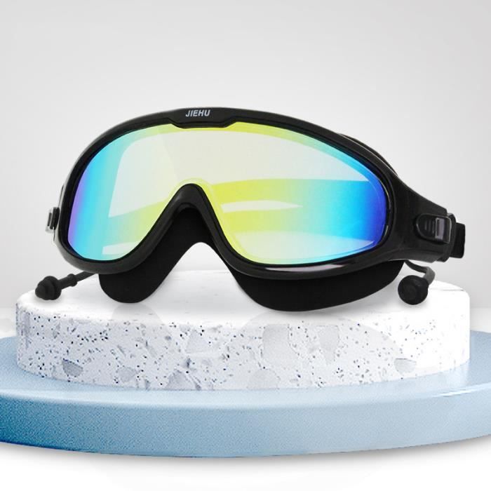 ZIONOR Lunettes De Natation G8 – Anti-buée, UV 100%, Étanches, Large Vision, Sangle Réglable, Adulte