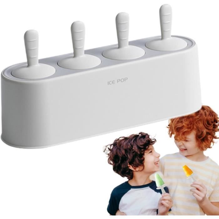 Moule à Glace En Silicone De Qualité Alimentaire Avec Bâtonnets De