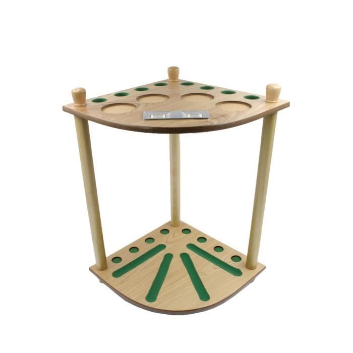 Porte-queue De Billard Mural Blanc - élégant Et Pratique Pour Ranger 6 Queues En Toute Sécurité