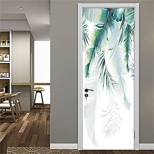 Sticker Porte Effet 3D Chambre Décoration 80 X 200 Cm Stickers De Porte Auto -Adhésif Imperméable Amovible Art Stickers Pour Salon Chambre Décoration Autocollant De Por -220433-22910