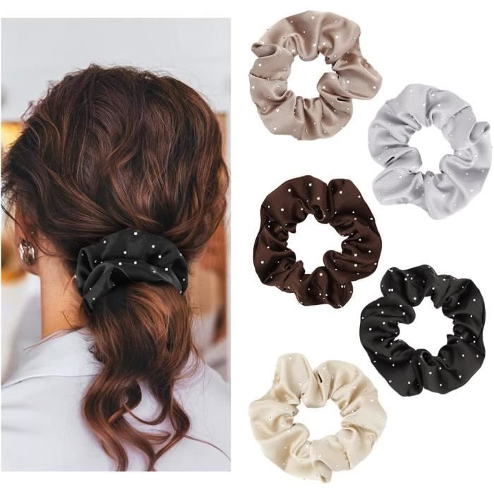 Lot De 3 Bandeaux Cheveux Anjero - Taille U - Motif Floral Multicolore - Fabriqué En France