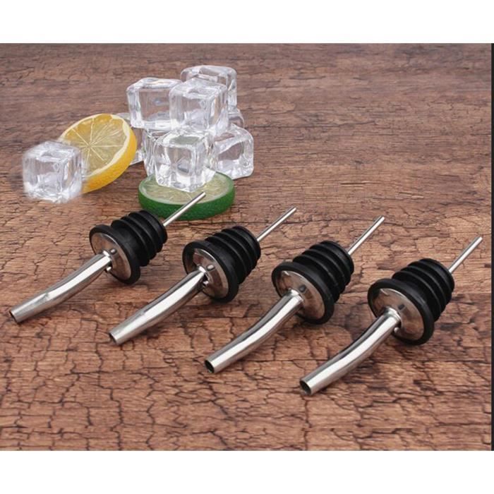 4pcs Verseurs Bouteille de Vin／Huile Bouchon et Becs Verseur pour Vin／Huile d