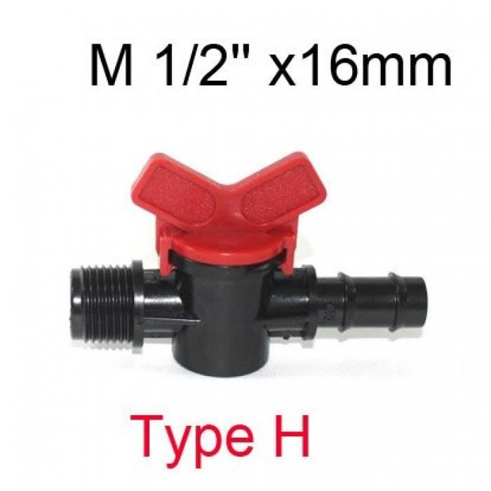 DROIT 22 mm Raccord Tuyau Connecteur en plastique fer barbelé Air Carburant Eau 