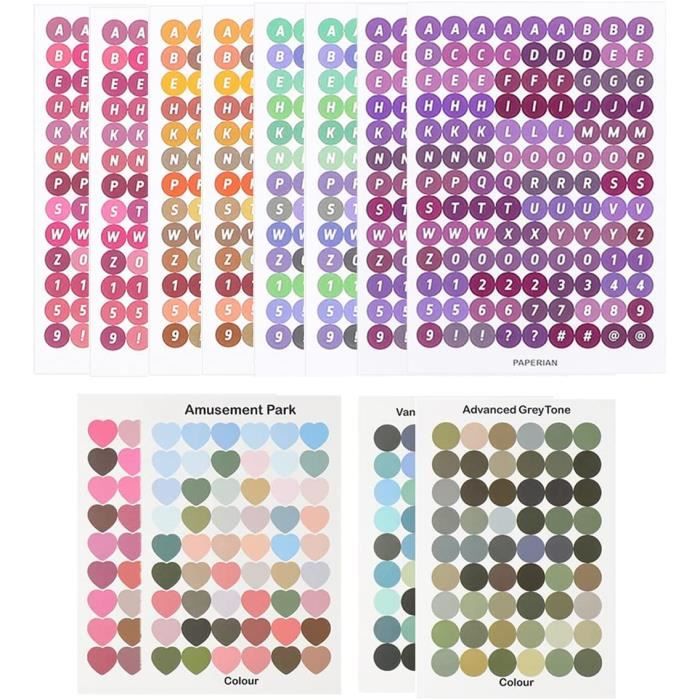 1 Feuille De Housses Auto-adhésives – 54 Autocollants De 21 Mm Pour Cacher Vos Vis