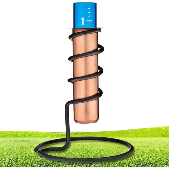 Pluviomètre Avec Piquet - Flokoo - Précision Et Durabilité Pour Jardinage