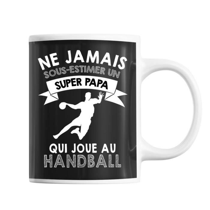Mug Handball quinqua Quincagénaire Homme 50 ans Tasse Cadeau Personnalisé