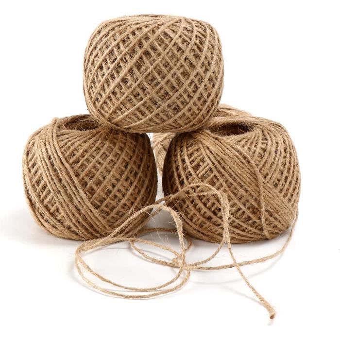 Ficelle de 300 m 2 mm de diamètre Corde de chanvre naturelle Pour — free download