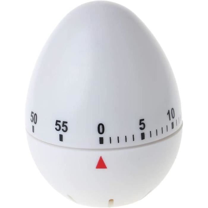 Bugucat Timer Da Cucina A Uovo – Meccanico In Acciaio Inox (60 Minuti)
